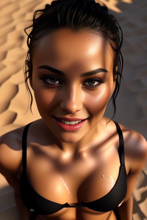 Wearing torn open (black) tshirt,  female ( smiling face moaning eyes) ((top models eyes)),( camera shot from above), ( close face extreme close-up ), (extra_small_dick), (tiny dick), wild hair top model, nbr_models_one One Top Model, ethnicity_moroccan Moroccan, dress_cum_on_face Cum On Face, background_desert Desert, art_style_ultra_detailed Ultra Detailed, camera_extreme_close_up Extreme Close-Up, <dress_cum_on_face:-0.3>