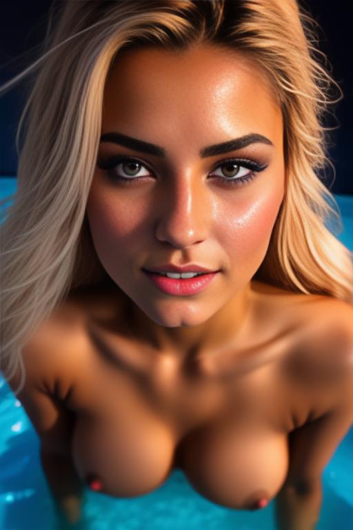 Image: artStylebestquality hyperdetailed ultradetailed   hair Color  electricBlue  backgroundHot tub           nbrmodels  female  top model ethnicity tanned Moroccan nsfwnsfw dresscumshot4904 cum on face Cameraface extreme closeup Cameraface closeup Cameraextreme closeup