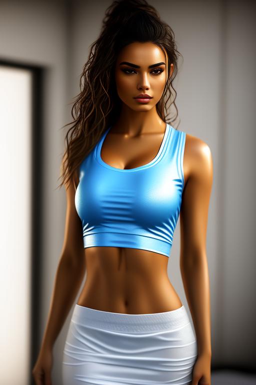Image: pants  female wettshirt nbrmodels One Top Model nbrmodels Two Top Models ethnicity Moroccan dress Sexy TShirt background Bedroom artStyle Ultra Detailed Camera Extreme CloseUp