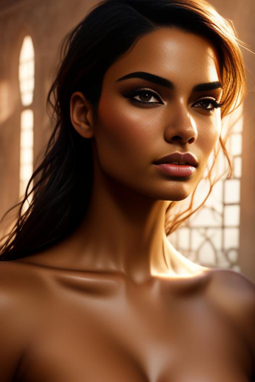 Image: nbrmodels One Top Model nbrmodels Two Top Models ethnicity Moroccan background Bedroom artStyle Hyper Detailed Camera Face CloseUp