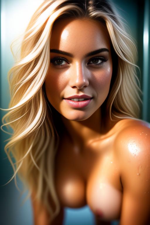 female , naked porn sexy kneeling smiling  ( top model ) wet blonde , face super close up , eyes , tongue,mouth, , lockers shower background , (caméra face extreme close up from above downwards), , nbr_models_one One Top Model, ethnicity_caucasian Caucasian, dress_half_naked Half Naked, art_style_hyper_detailed Hyper Detailed, camera_close_up Close-Up