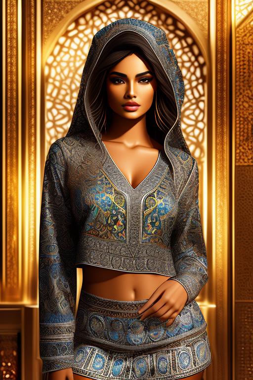 Image: nbrmodels One Top Model ethnicity Moroccan artStyle Hyper Detailed