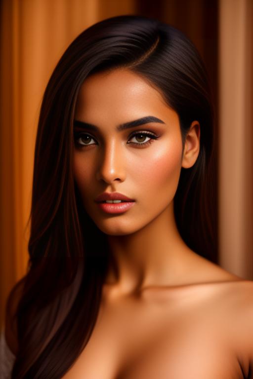 Image: A sexy Moroccan top model face focus