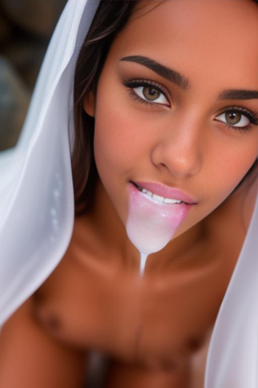 Image: Moroccan Top model beauty sports sexy  gentlesmile  face close up shot  eyes close upsperm dripping on facein rocky rocks no panties covered in cum wetshot from below wide open mouth   beautiful eyes face close up sucking dick