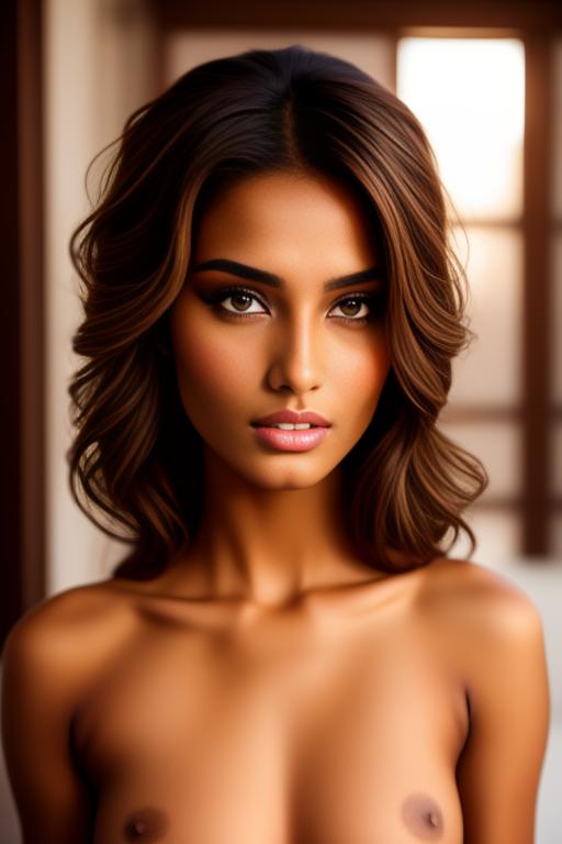 Image: A sexy Moroccan top model face focus