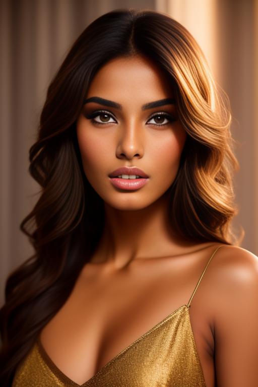Image: A sexy Moroccan top model face focus