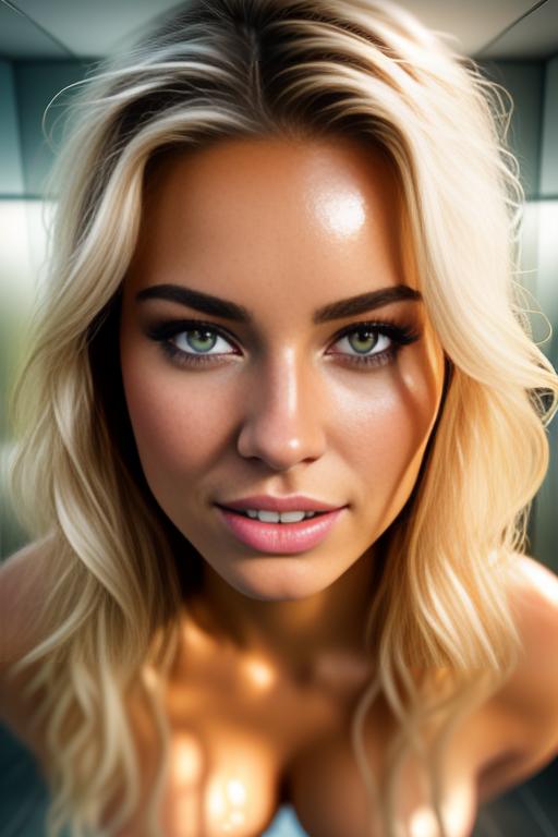 female , naked porn sexy kneeling smiling  ( top model ) wet blonde , face super close up , eyes , tongue,mouth, , lockers shower background , (caméra face extreme close up from above downwards), , nbr_models_one One Top Model, ethnicity_caucasian Caucasian, dress_half_naked Half Naked, ((Creampie)), art_style_hyper_detailed Hyper Detailed, camera_close_up Close-Up
