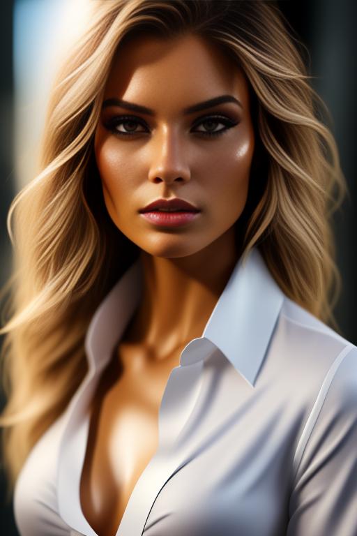 Image: nbrmodelsone One Top Model ethnicitycaucasian Caucasian dressshirttug Shirt Tug artstylehyperdetailed Hyper Detailed cameracloseup CloseUp shirttug08