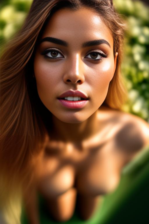 Image: From above camera open mouth nbrmodelsone One Top Model ethnicitymoroccan Moroccan dresshalfnaked Half Naked positionteasing Teasing positionkneeling Kneeling heighttall Tall backgroundgarden Garden artstylehyperdetailed Hyper Detailed camerafacecloseup Face CloseUp camerafaceextremecloseup Face Extreme CloseUp