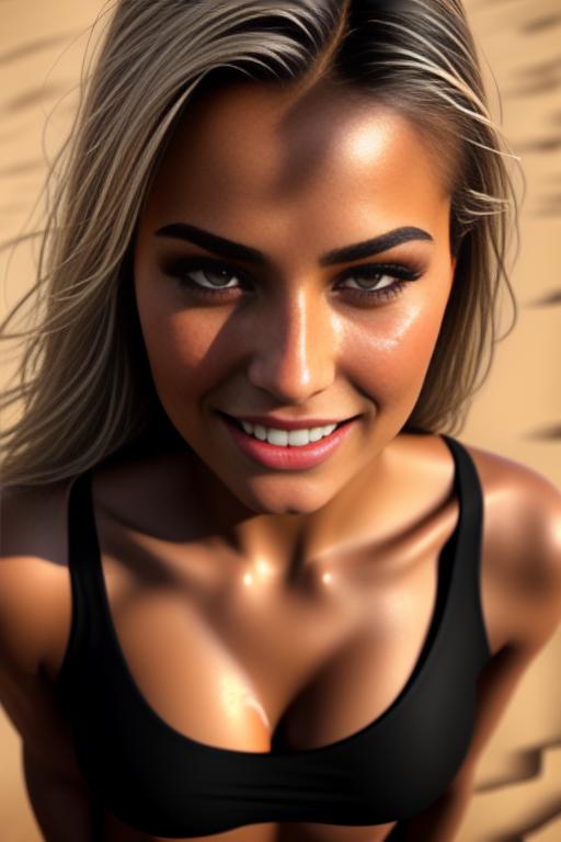 Wearing torn open (black) tshirt, tanned  female ( smiling face moaning eyes) ((top models eyes)),( camera shot from above), ( close face and eyes extreme close-up ) ,tongue, (top model face), nbr_models_one One Top Model, ethnicity_moroccan Moroccan, dress_cum_on_face Cum On Face, background_desert Desert, art_style_hyper_detailed Hyper Detailed, art_style_ultra_detailed Ultra Detailed, camera_face_extreme_close_up Face Extreme Close-Up, <dress_cum_on_face:-0.5>