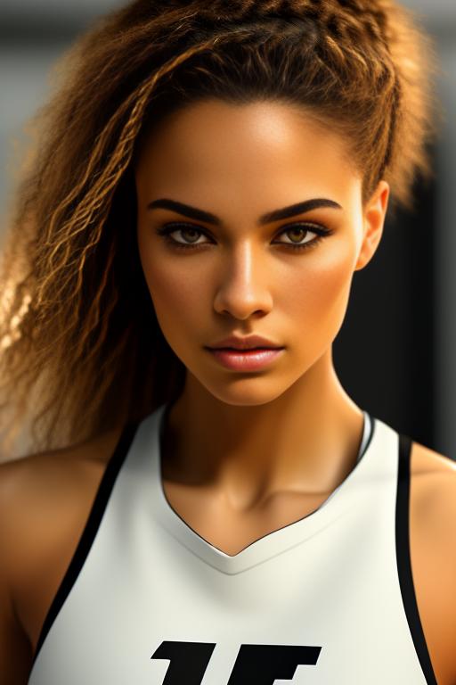 Playing basketball, female , sexy, nbr_models_three Three Top Models, ethnicity_caucasian Caucasian, art_style_hyper_detailed Hyper Detailed, camera_close_up Close-Up
