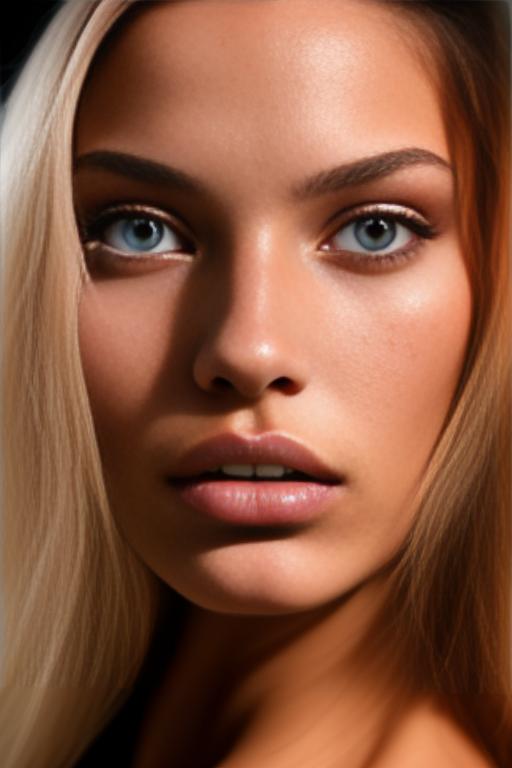 Image: Nikita Ben Slimane Top model face close up