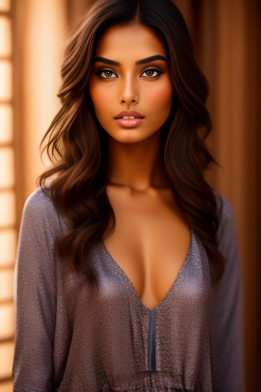 Image: A sexy Moroccan top model face focus