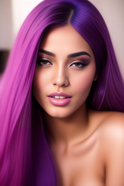 Image: moroccan sexy top model close up blue and red long hair  bonde and pink purple hairclose face shot closed eyes teasing look boobs spreading legs pussy hot mouth closing eyes