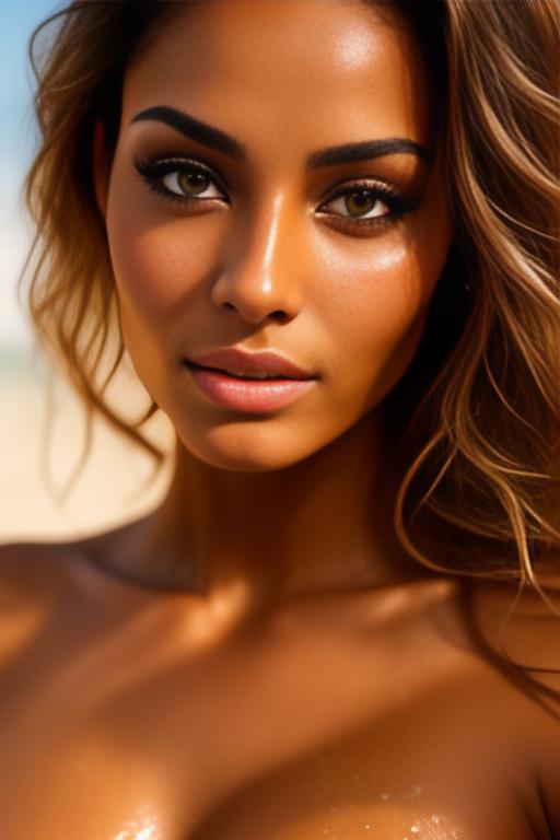 Image: one woman top model tanned Art Style bestquality face extreme focus closeupeyes close up  hyperdetailed ultradetailed  Ethnicity Moroccan top model top model mascara sauna  dresscumshot4901 cum on face  beautifull open eyes penis cum smile
