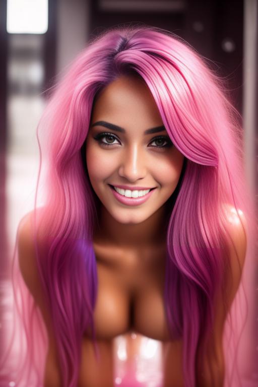 Image: moroccan sexy top models close up blue and red long hair  bonde and pink hair  open sexy vest hot smile closed lips no underwear kneeling close face shot standing below riding wet sperm cum in eyes boobs