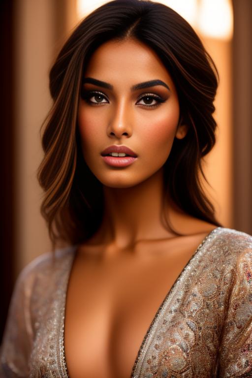 Image: A sexy Moroccan top model face focus