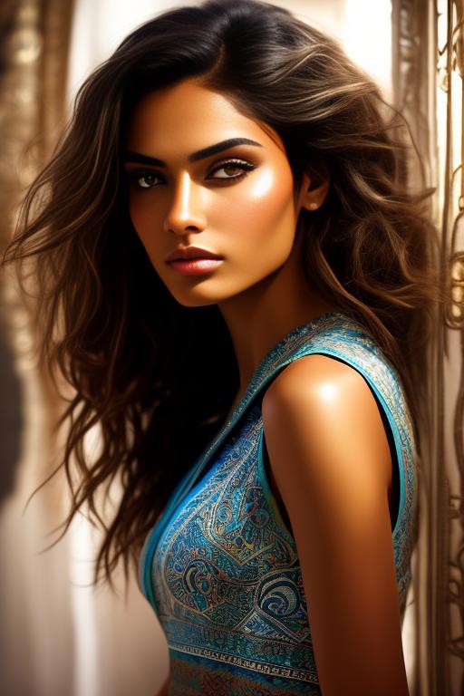 Image: nbrmodels One Top Model nbrmodels Two Top Models ethnicity Moroccan background Bedroom artStyle Hyper Detailed Camera Face CloseUp