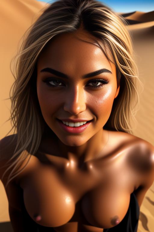 Wearing torn open (black) tshirt, tanned  female ( smiling face moaning eyes) ((top models eyes)),( camera shot from above), ( close face and eyes extreme close-up ) ,tongue, (top model face), nbr_models_one One Top Model, ethnicity_moroccan Moroccan, dress_cum_on_face Cum On Face, background_desert Desert, art_style_hyper_detailed Hyper Detailed, art_style_ultra_detailed Ultra Detailed, camera_face_extreme_close_up Face Extreme Close-Up, <dress_cum_on_face:-0.5>