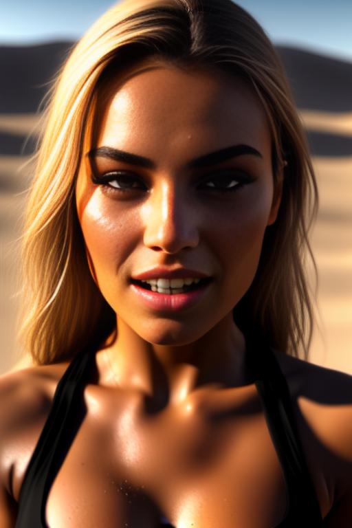 Wearing torn open (black) tshirt, tanned  female ( smiling face moaning eyes) ((top models eyes)),( camera shot from above), ( close face and eyes extreme close-up ) ,tongue, (top model face), nbr_models_one One Top Model, ((Moroccan)), dress_cum_on_face Cum On Face, background_desert Desert, art_style_hyper_detailed Hyper Detailed, art_style_ultra_detailed Ultra Detailed, camera_face_extreme_close_up Face Extreme Close-Up, <dress_cum_on_face:-0.5>