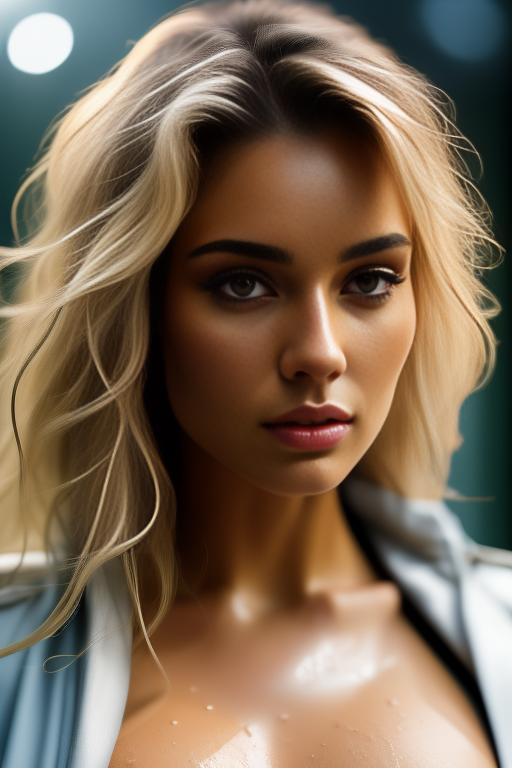 Image: wet nbrmodelsone One Top Model ethnicitycaucasian Caucasian dressshirtlift Shirtlift dressopenjacket Open Jacket artstylehyperdetailed Hyper Detailed cameracloseup CloseUp cameraextremecloseup Extreme CloseUp shirtliftv307