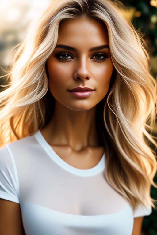 Image: Blonde   nbrmodelsone One Top Model ethnicitycaucasian Caucasian dresstransparenttshirt Transparent TShirt positionsmiling Smiling positionkissing Kissing positionteasing Teasing backgroundgarden Garden artstylehyperdetailed Hyper Detailed cameraextremecloseup Extreme CloseUp camerafaceextremecloseup Face Extreme CloseUp