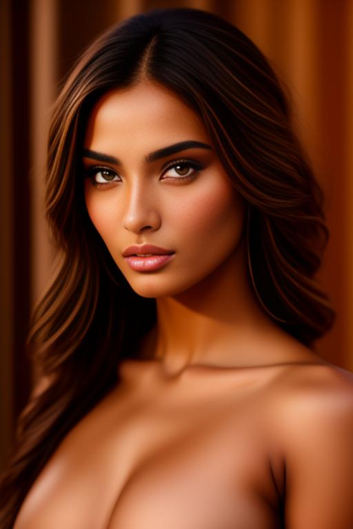 Image: A sexy Moroccan top model face focus