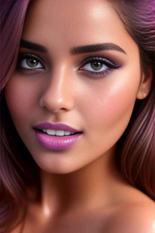 Image: moroccan adults top models  makeup goergeous eyes beautifull hair top model face and hair face extreme close up shot in purple bath seduced look wet moaning open mouth smile  happy  cum in face wet wet