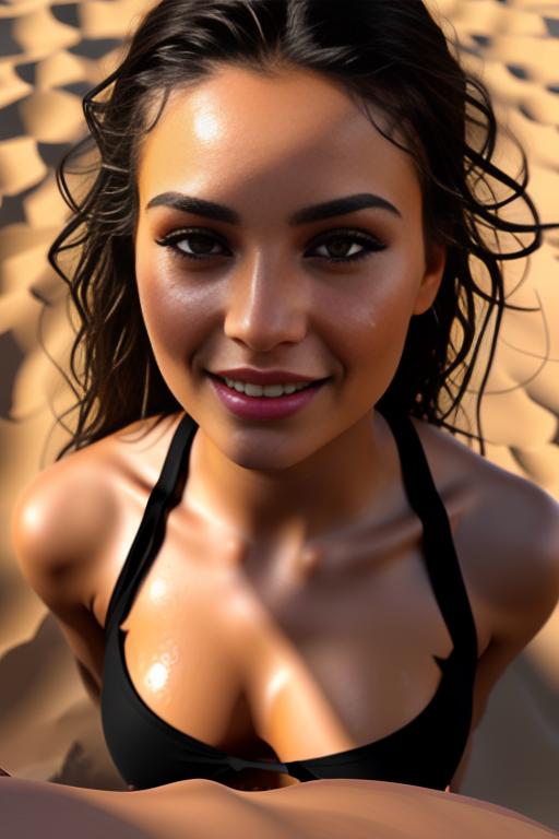 Wearing torn open (black) tshirt,  female ( smiling face moaning eyes) ((top models eyes)),( camera shot from above), ( close face extreme close-up ), (extra_small_dick), (tiny dick), wild hair top model, nbr_models_one One Top Model, ethnicity_moroccan Moroccan, dress_cum_on_face Cum On Face, background_desert Desert, art_style_ultra_detailed Ultra Detailed, camera_extreme_close_up Extreme Close-Up, <dress_cum_on_face:-0.3>