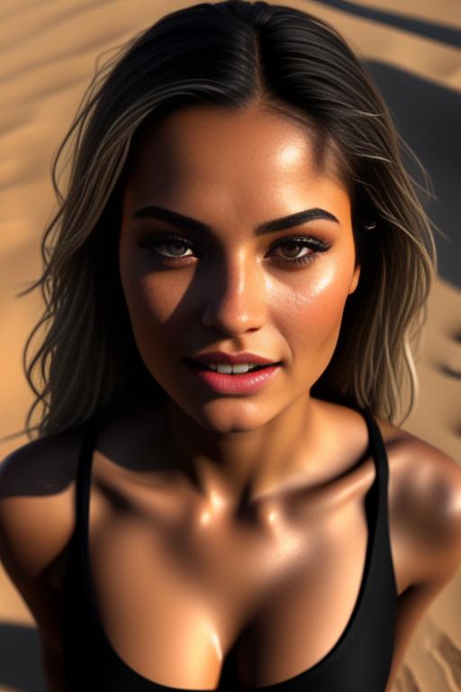 Wearing torn open (black) tshirt,  female ( smiling face moaning eyes) ((top models eyes)),( camera shot from above), ( close face and eyes extreme close-up ) ,tongue, nbr_models_one One Top Model, ethnicity_moroccan Moroccan, dress_cum_on_face Cum On Face, background_desert Desert, art_style_hyper_detailed Hyper Detailed, art_style_ultra_detailed Ultra Detailed, camera_face_extreme_close_up Face Extreme Close-Up, <dress_cum_on_face:-0.5>
