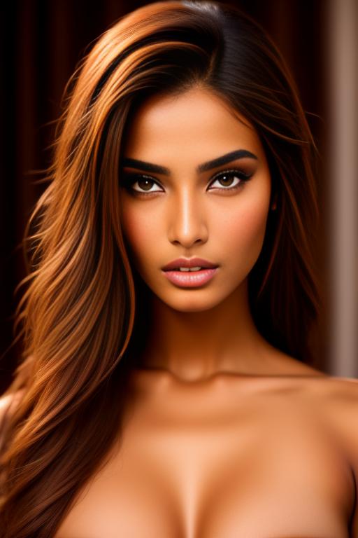 Image: A sexy Moroccan top model face focus