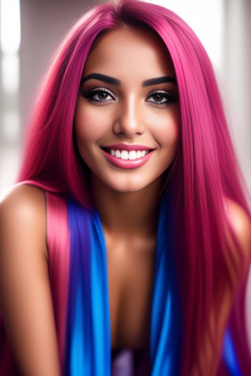 Image: moroccan sexy top models close up blue and red long hair  bonde and pink hair  open sexy vest hot lips smile no underwear kneeling close face shot standing below riding wet sperm face